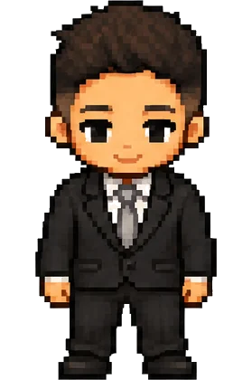 Personagem acenando